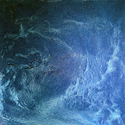 BLUE DESERST #12 - a Paint Artowrk by Eleonora Bourmistrov